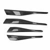 4pcs Front Fog Light Eyebrow Cover Trim Carbon Fiber Style Decor Fit for MK8 2020?2021