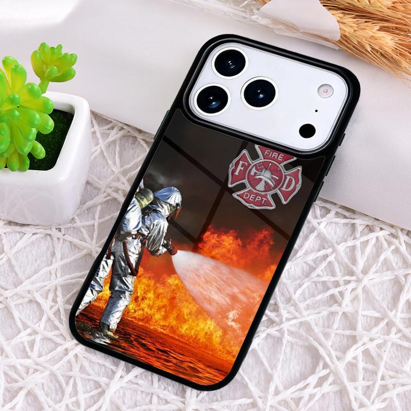 Логотип Пожарного Пожарный Символ Чехол для Телефона для iPhone 17 Air 16 15 11 12 14 13 Pro Max Ударопрочный Чехол