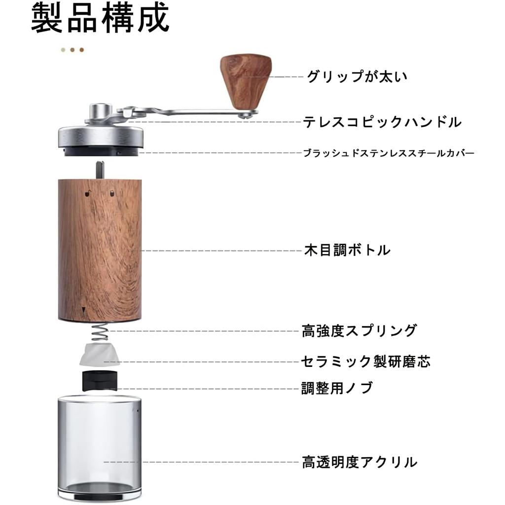 Кофе кофе нержавеющая сталь регулируемая регулировка нержавеющая сталь кофе в зернах высокая равномерная кофемолка горный бизнес легко chao1