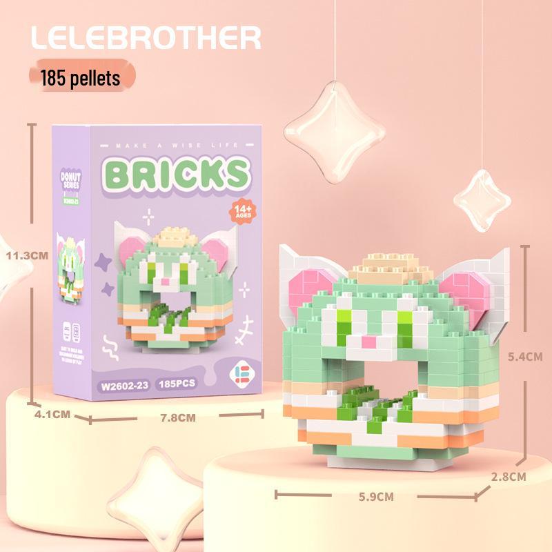 Совместимые с Lego микро строительные блоки мультяшные фигурки - детские развивающие настольные игрушки