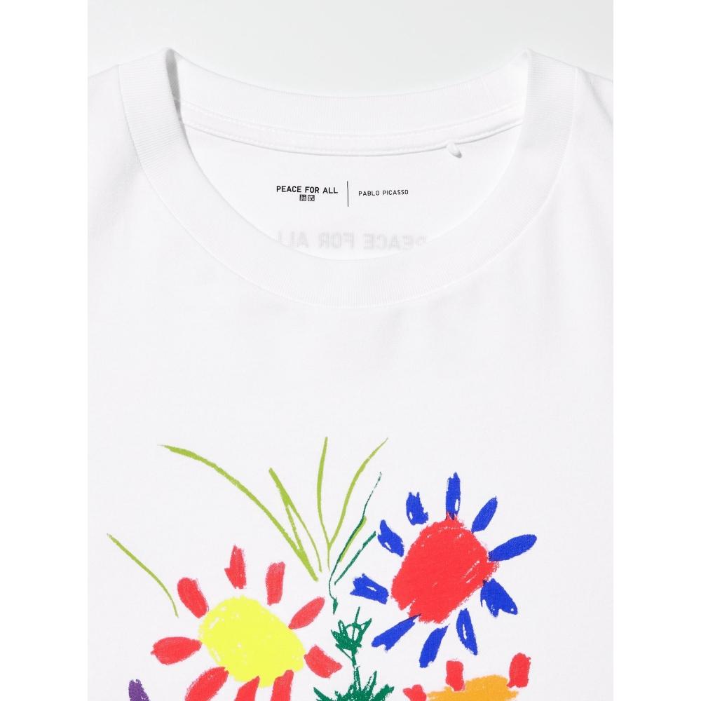 Uniqlo Футболка с надписью «Мир всем в Японии» Пабло Пикассо