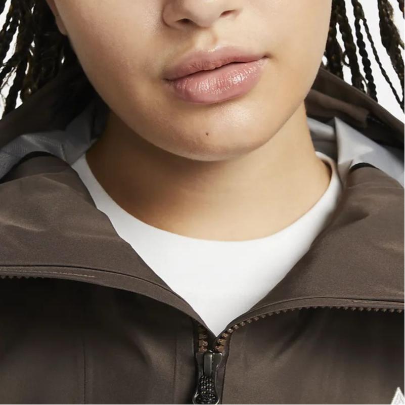 Nike Куртка с капюшоном ACG Storm-FIT ADV GORE-TEX Misery Ridge Color Block Женская куртка коричневого цвета DQ6885-004