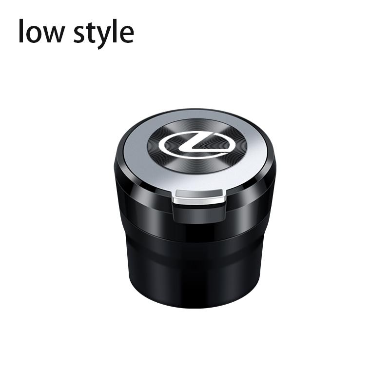SKIA7 Interior Stickers Car Ashtray Texture Ceramic With LED Lights For Lexus ES300 RX330 RX300 IS250 IS350 CT200h IS300 NX RX LX GX G