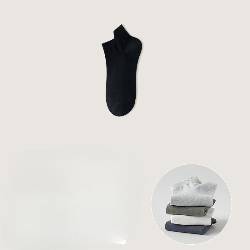 Мужские невидимые короткие носки, влагопоглощающие и устойчивые к запаху бесшовные носки, хлопковые носки с эффектом лифтинга ушей, дышащие спортивные носки с коротким рукавом и низким верхом