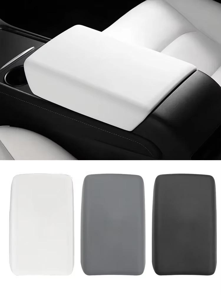 Накладка на подлокотник для Tesla Model 3 Y, подлокотник, бокс, центральная консоль, защитная TPE, защелкивающаяся установка, аксессуары для интерьера Modely