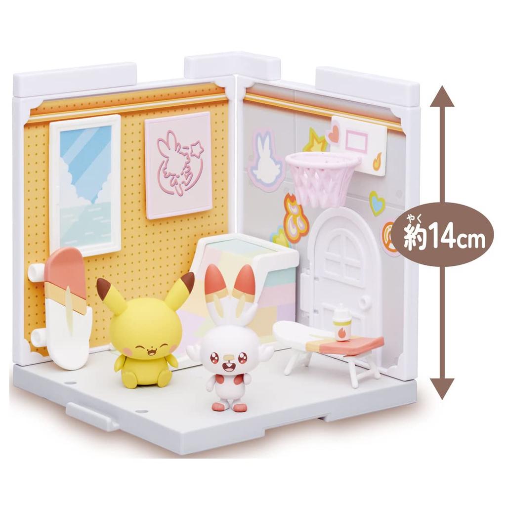TAKARA TOMY Pokemon Poke Peace House Studio Hibunny & Pikachu