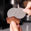 51/53/58mm Espresso Coffee Filter Screen Holder Reusable Puck Screen Stand Rack Coffee Portafilter Wooden Walnut Accessories