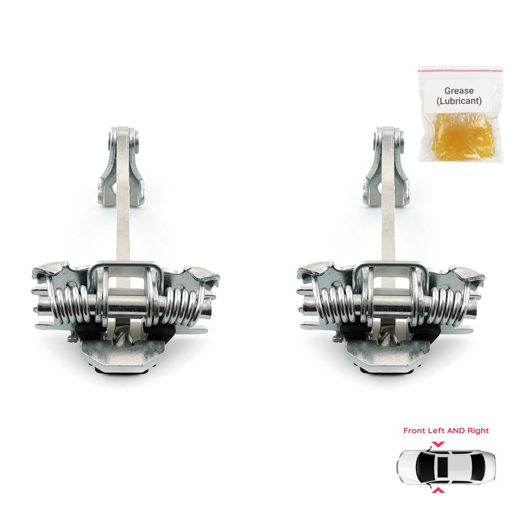 EDP708-1 2 Pieces Front Left AND Right Door Catch Hinge Brake Stop Check Strap Limiter for Renault Fluence Megane MK3 4/5 Door 824310007R