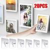 Adhesive Nails Wall Hook Punch-Free Wall Hanger For Photo Frame Hanging Clock Nail Holder Kitchen Bathroom Storage Hooks