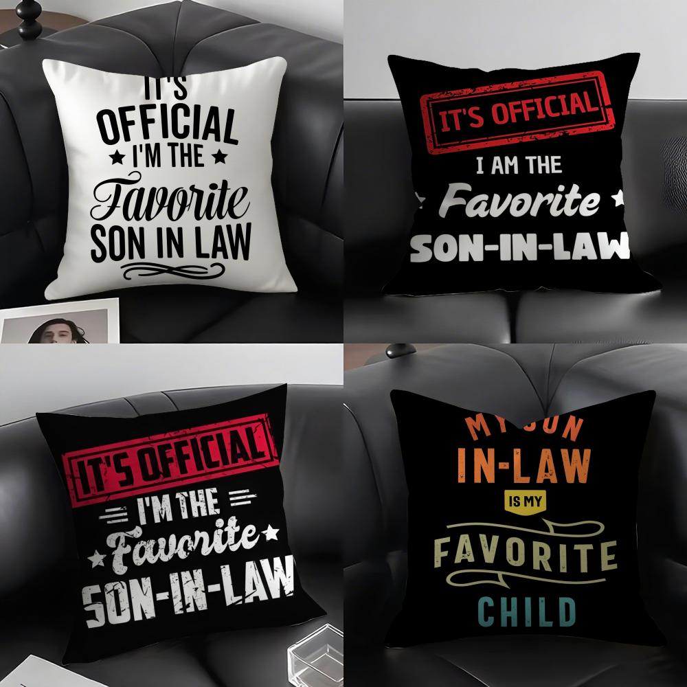 THE FAVORITE SONINLAW Cushion Cover Elegant Comfort Pillowcase Sofa Bed Doublesided Printed Invisible Zipper Home Decor