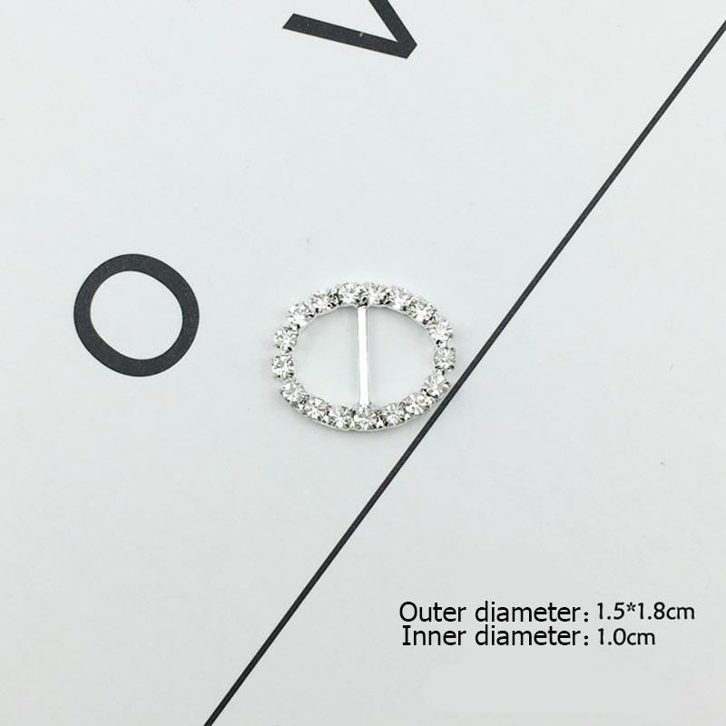 Fashion 10PCS/Set Hairband Making Hot Sale Girls Hair Accessories Card Decoration Women Rhinestone Buckles DIY Popular Wedding Metal