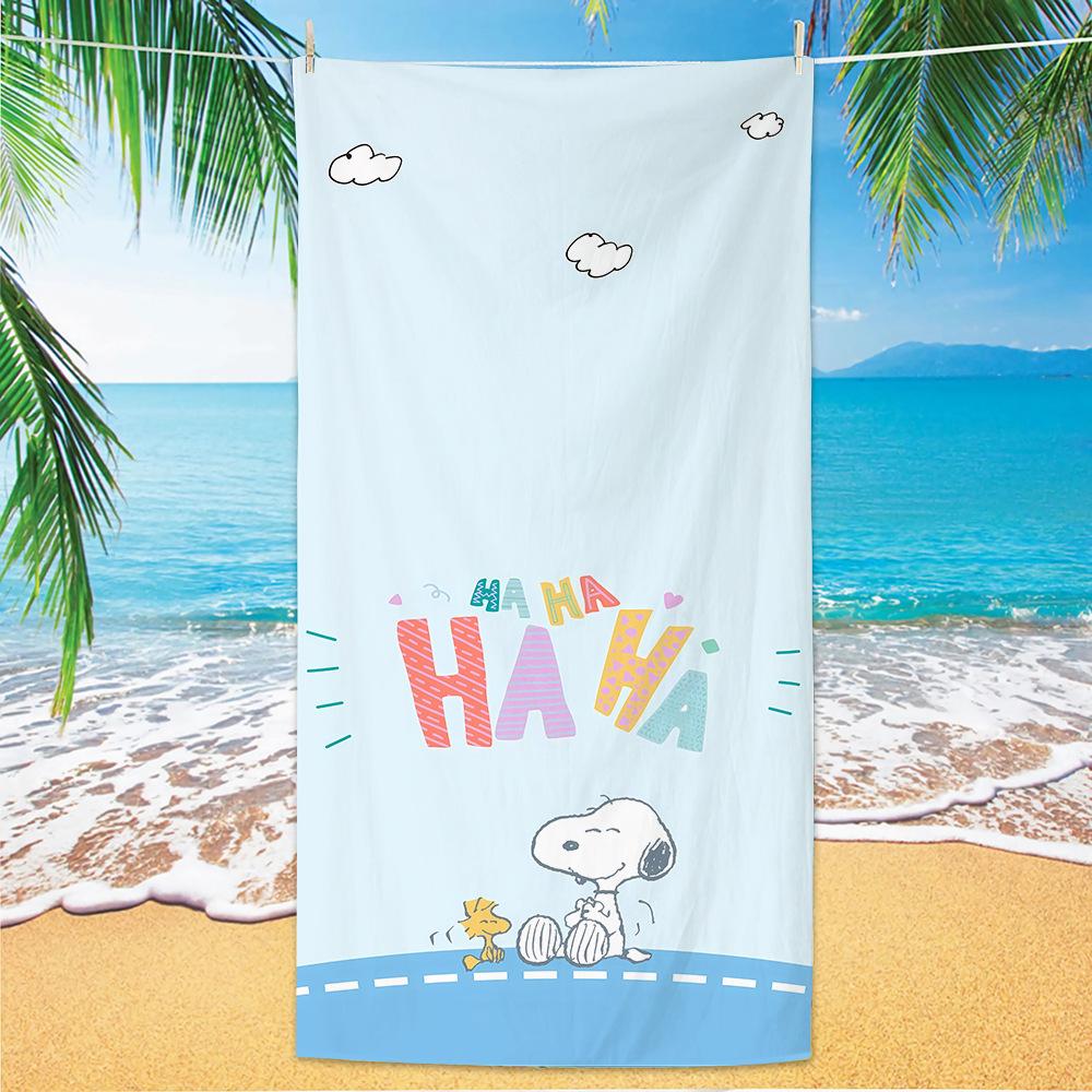 Popular Microfiber Beach Towel Cartoon Children'S Class A Beach Towel Summer Beach Towel