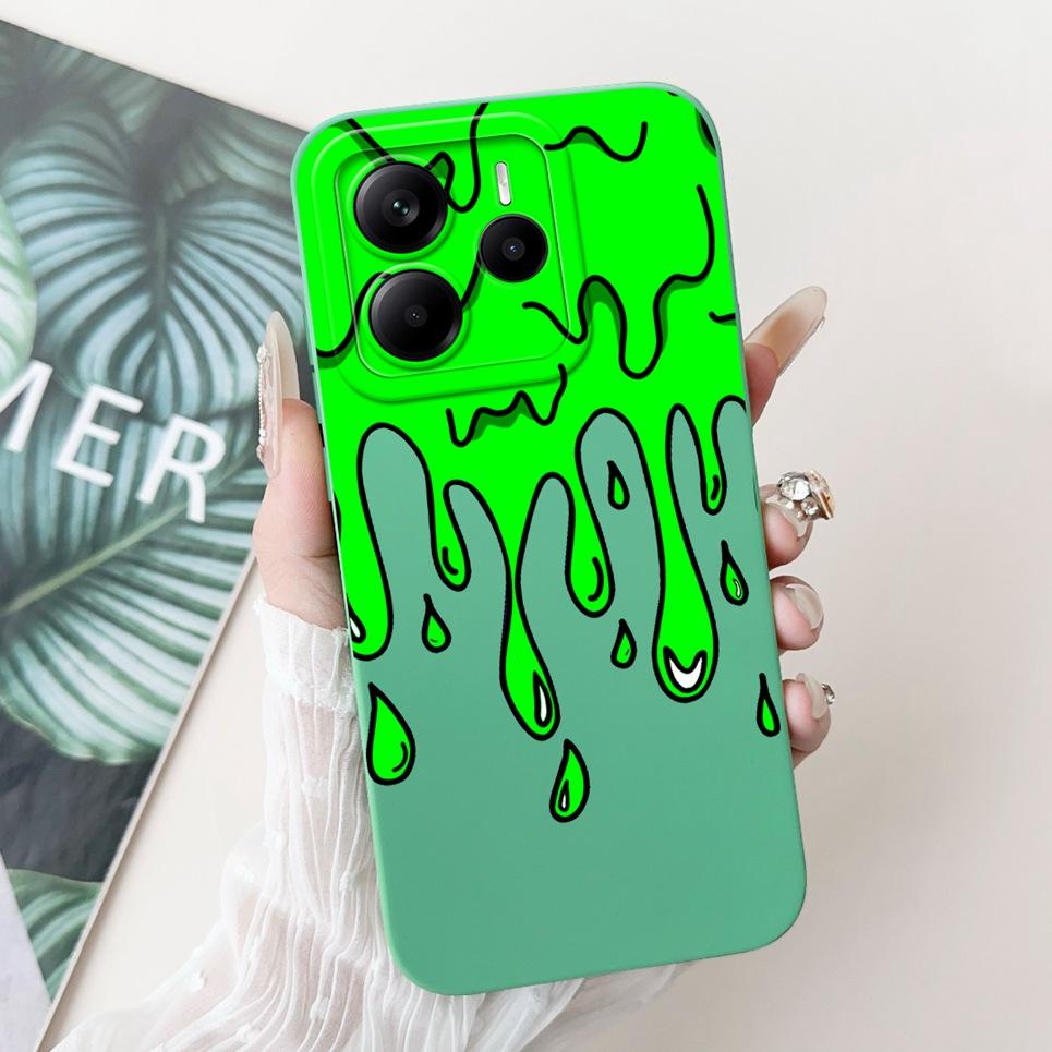 Новый модный чехол для Xiaomi Redmi Note 14 14S 14 Pro Plus, корпус телефона, цветок, бабочка, роскошный, девичий, задняя крышка, мягкий силикон