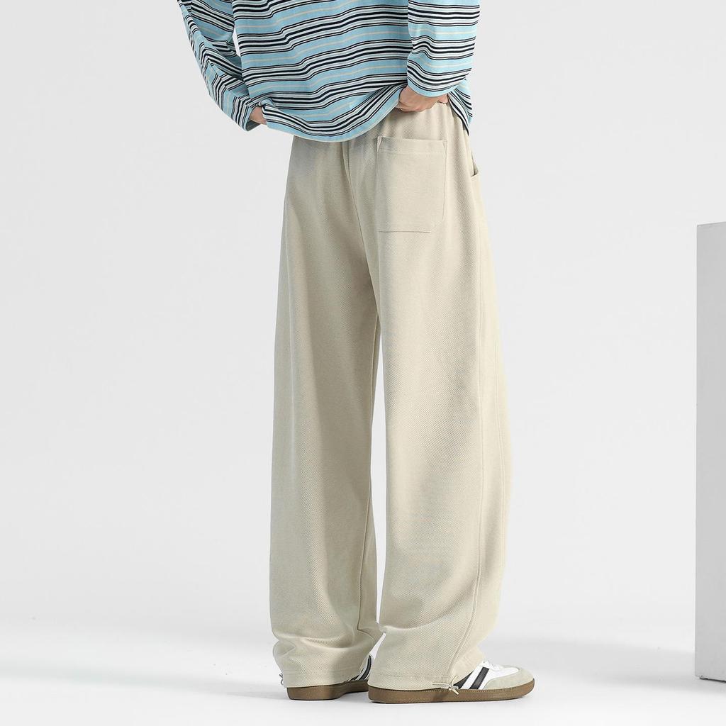 Мужские корейские свободные вельветовые штаны-джоггеры для осени и зимы