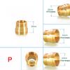 1~10Pcs 20/22/24mm  to 1/2" 3/4" Brass Faucet Aerator Adapter Connector Tap Fitting Connector  Male & Female  Fine/Coarse Tooth