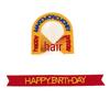 Creative Eight Directions Wealth Birthday Cake Decoration - Perfect for Father's Day & Festive Celebrations