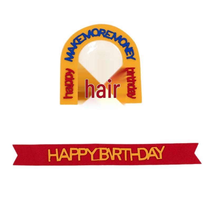 Creative Eight Directions Wealth Birthday Cake Decoration - Perfect for Father's Day & Festive Celebrations