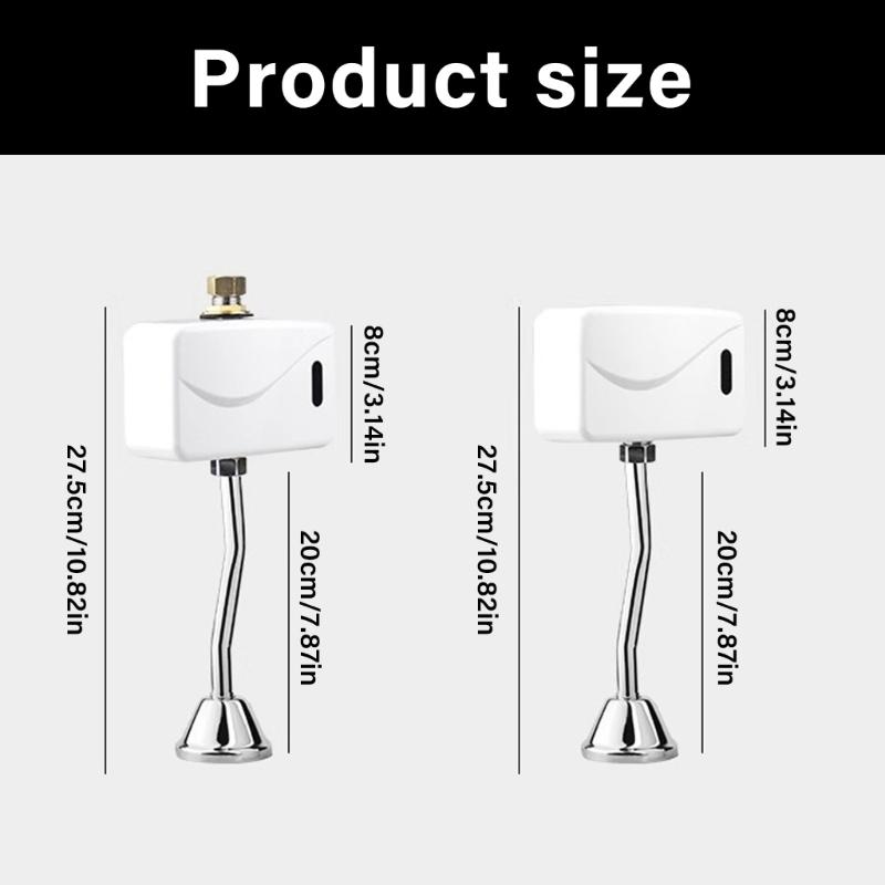 Touchless Automatic Urinal with Accuracy Flushing Control Modern ABS Small Space Saving Structure for Home Commercial