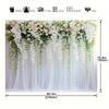 Bridal Gift Party Wedding Flower Wall Background White and Green Background Dessert Table Decoration Photography Background