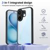 Vivo X200 FE V2503 Case Plating Silicone Bumper Shockproof Clear Back Cover Hard Matte Phone Case for Vivo X200 FE X200FE V2503