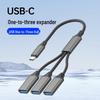 OTG-адаптер USB-C: 3-в-1 концентратор для мыши, клавиатуры и USB-накопителя.