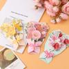 New Blessing Words Card Creative Greeting Card 3D Foldable Card Flower Series Card Birthday Gift