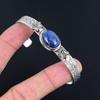 Womens Day Deal Sterling Silver Lapis Lazuli Stone Wedding Engagement New Bangle