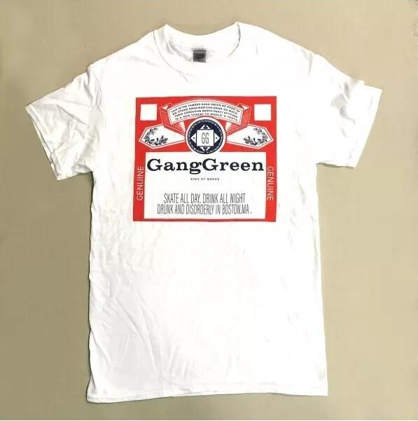 Футболка GANG GREEN хардкор панк-рок группа подарок для фаната S-4XL