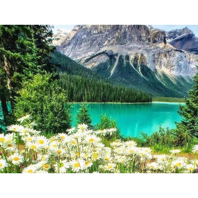 DIY 5D алмазная живопись водопад пейзаж комплект для вышивки крестом полная дрель вышивка мозаика художественные фотографии стразы домашний декор