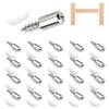 20Pcs Shelf Bracket Self-Tapping Screws Rustproof Strong Load-bearing Bookcase Cupboard Shelf Brackets Screws