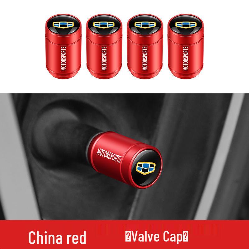 Колпачки на ниппель автомобильных шин Geely для моделей Emgrand, Xingyue L, Boyue Pro, Borui и Vision