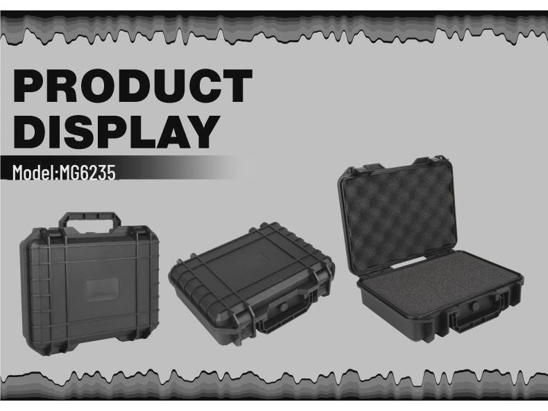 Guangzhou Plastic Portable Tool Box for Impact Drill and Hot Melt Gun