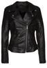 New Women's Jacket Black Leather Lambskin Handmade Casual Biker Stylish Wear Soft
