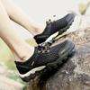 Flat Sandals Men's Outdoor Mountaineering and Hiking Shoes Mesh Breathable Anti Slip Wear Resistant Summer Slippers Water Shoes