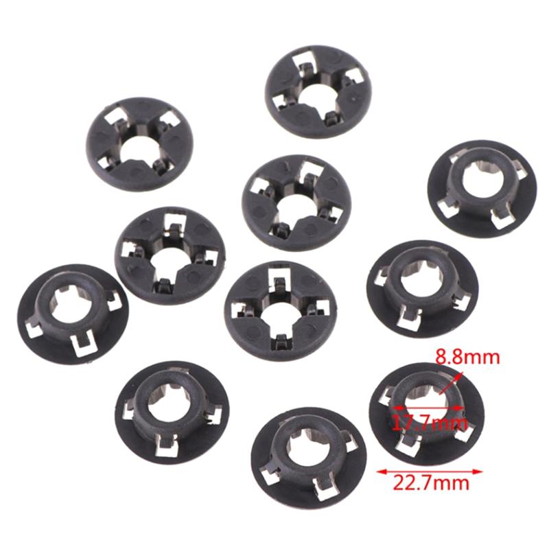 2/10 шт. набор фиксаторов для капота, опора для стержня, держатель зажима