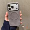 Роскошный чехол для телефона из овчины с магнитным креплением для iPhone 17 Air 13 Mini 12 11 14 15 Plus 16 Pro Max XS XR X Матовый чехол