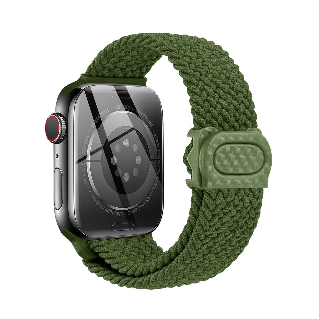 Плетеный ремешок для Apple Watch Series 10 9 8 7 6 5 4 se Ultra 2 49мм 46мм 42мм 44мм 40мм 45мм 41мм Correa Браслет Ремешки iWatch