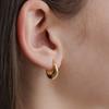 TATIANA Annie Wave Hoop Earrings EC3117