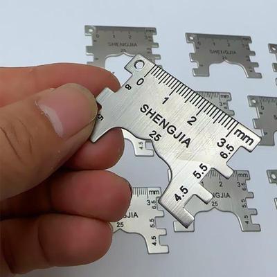 Линейка и пластина-шаблон для регулировки шага стежка швейной машины из нержавеющей стали