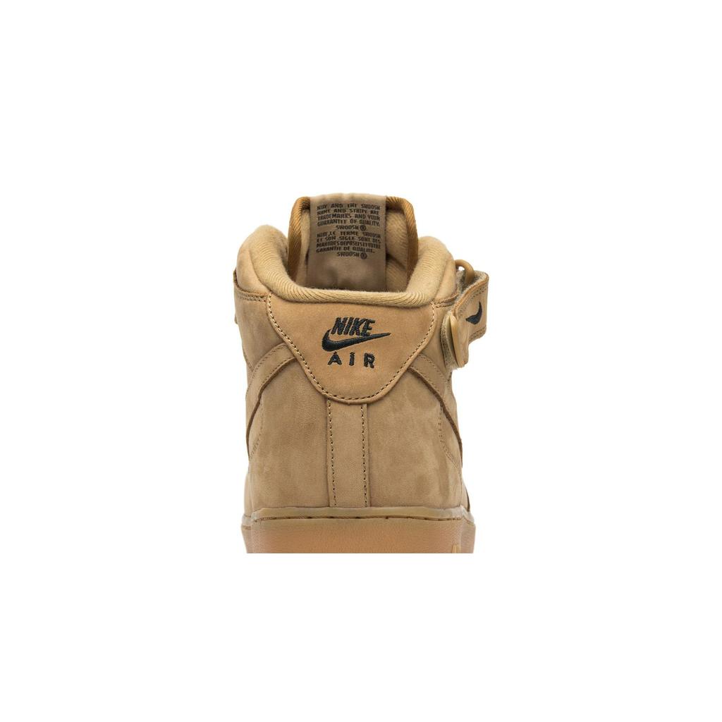 Nike Air Force 1 Mid '07 Premium QS 'Flax' (унисекс) Лен / Лен-Уличные Зеленые Скейтборд-Кеды 715889 200