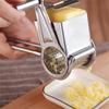 Stainless Steel Cheese Grater Manual Rotary Cheese Shredder, Multifunctional Kitchen Gadget for Home & Restaurant Use