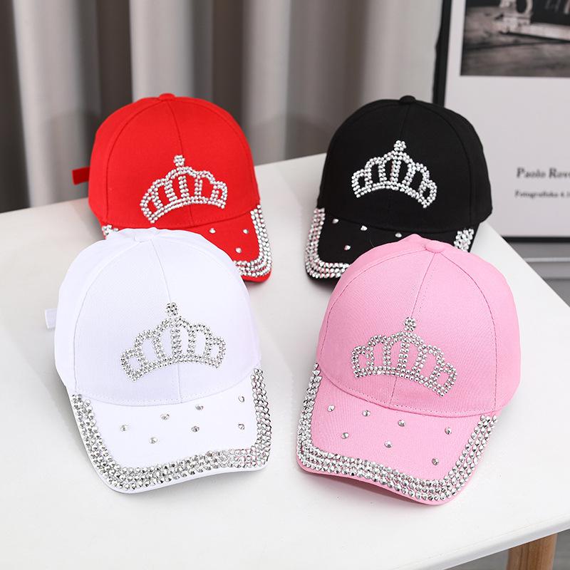 New Hat Women's Rivet Baseball Cap Fashion Crown Outdoor Sunscreen Sun Hat Rivet Cap Women's Hat Spot