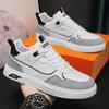 Men Sneakers 2024 New Autumn Flat Casual Shoes Breathable Outdoor Lace Up Anti Slip Comfort Mesh Fabric Fashion Skateboard Shoes