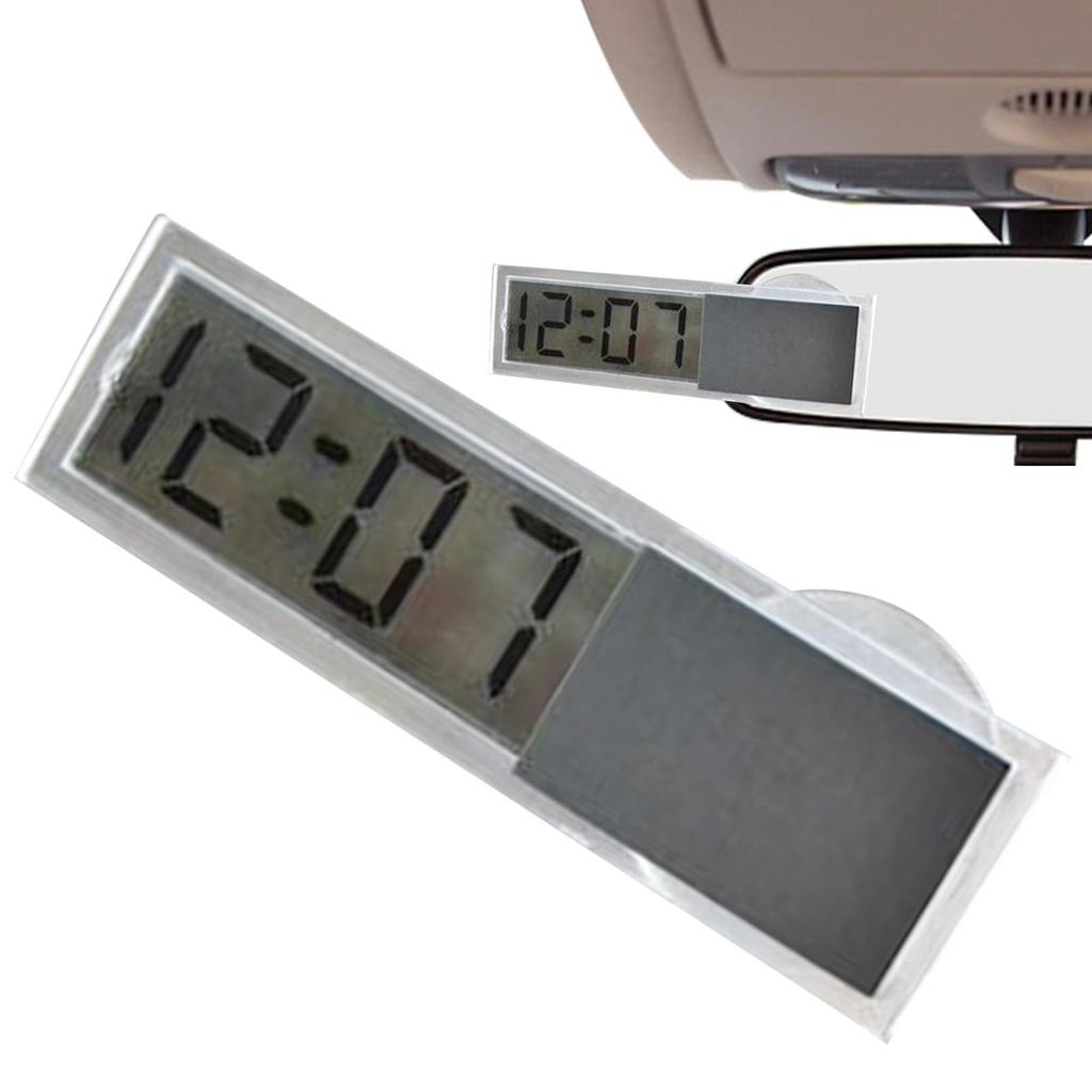 SOUFLY Car LCD Clock, Car LCD Clock | Car Clock Mount Watch with Suction