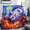 Hedgehog Sonic Flannel Blanket Print Comfortable Warm Fit Indoor Home Sofa Bed Picnic Activity.-TING