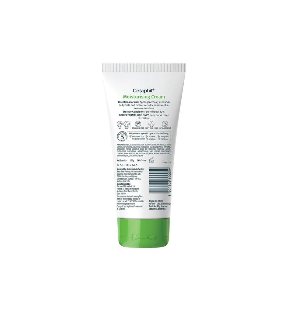 Moisturising Cream for Face & Body with Niacinamide & Vitamin B5 - 100 g