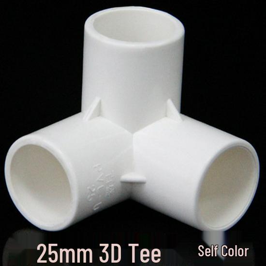 Многопроходные фитинги из ПВХ: Тройник 3D, 4-ходовой, 5-ходовой, 6-ходовой, Угольник 90° для водопроводных труб (Размеры: 20, 25, 32, 40, 50).