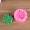 Silicone Mold Clover Overlap Flower Soap Mold DIY Handmade Baking Mold