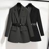 Spring New French Temperament Versatile Slim Suit Jacket for Women's Design Niche Commuter Long-sleeved Suit