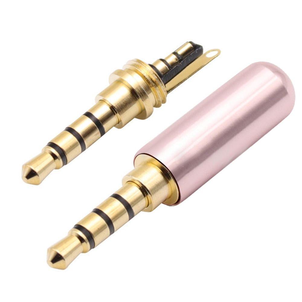 Stereo 3.5MM Plug Male Headphone Jack 4 Poles 3.5 Jack Adapter 3.5MM Stereo Audio Connector